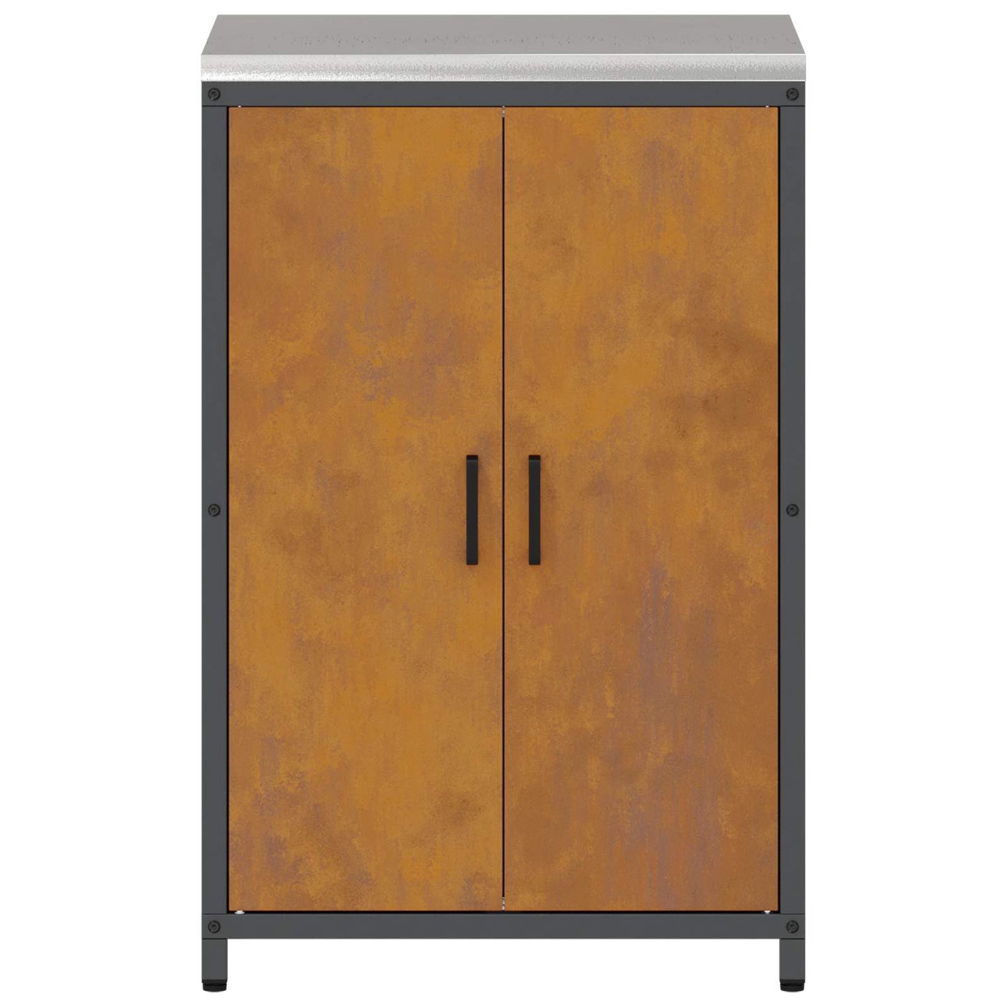 Kitchen Storage HATTEM Rusty 60 x 50 x 92 cm Steel