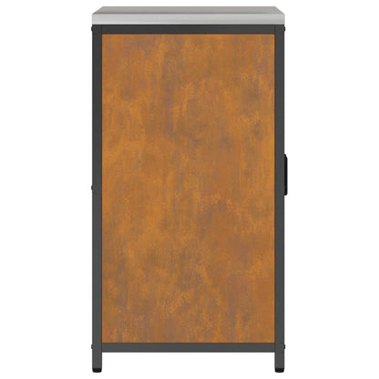 Kitchen Storage HATTEM Rusty 60 x 50 x 92 cm Steel