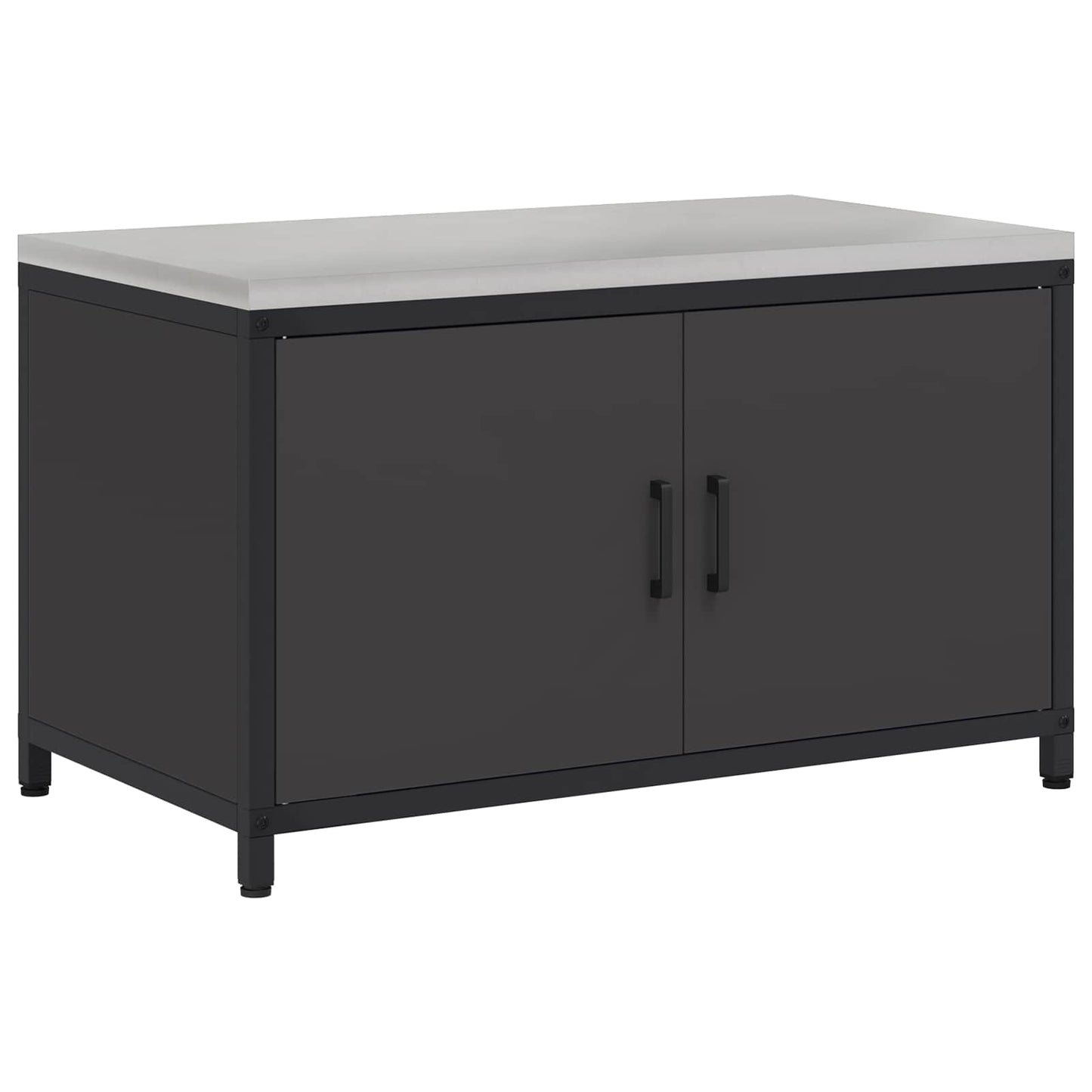 Kitchen Storage HATTEM Black 90 x 50 x 53 cm Steel