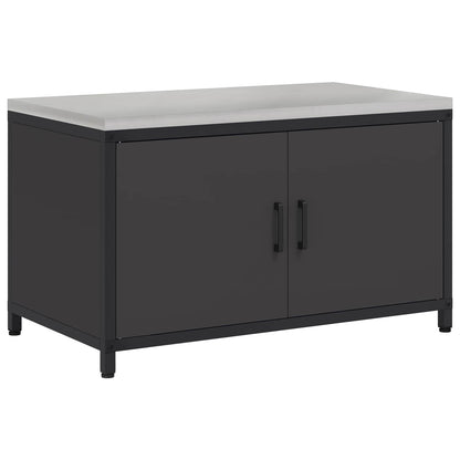 Kitchen Storage HATTEM Black 90 x 50 x 53 cm Steel