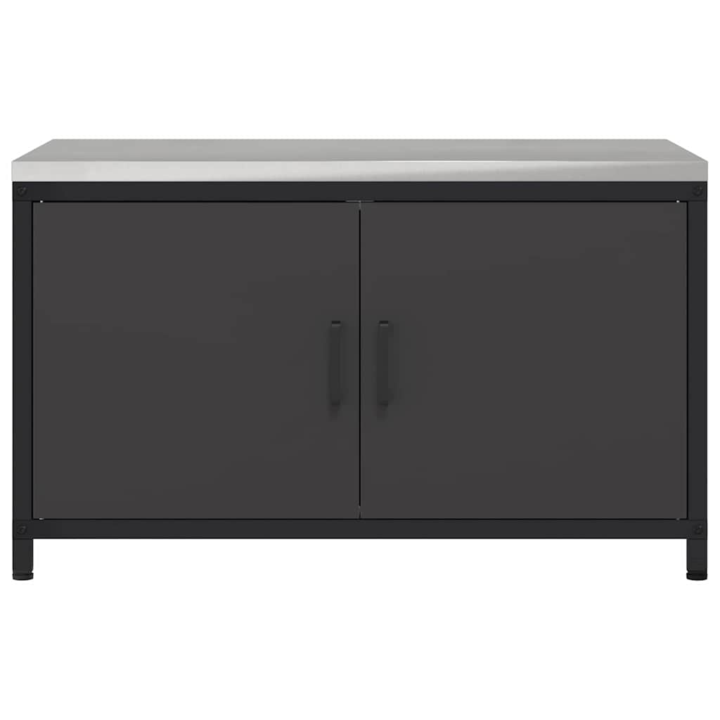 Kitchen Storage HATTEM Black 90 x 50 x 53 cm Steel
