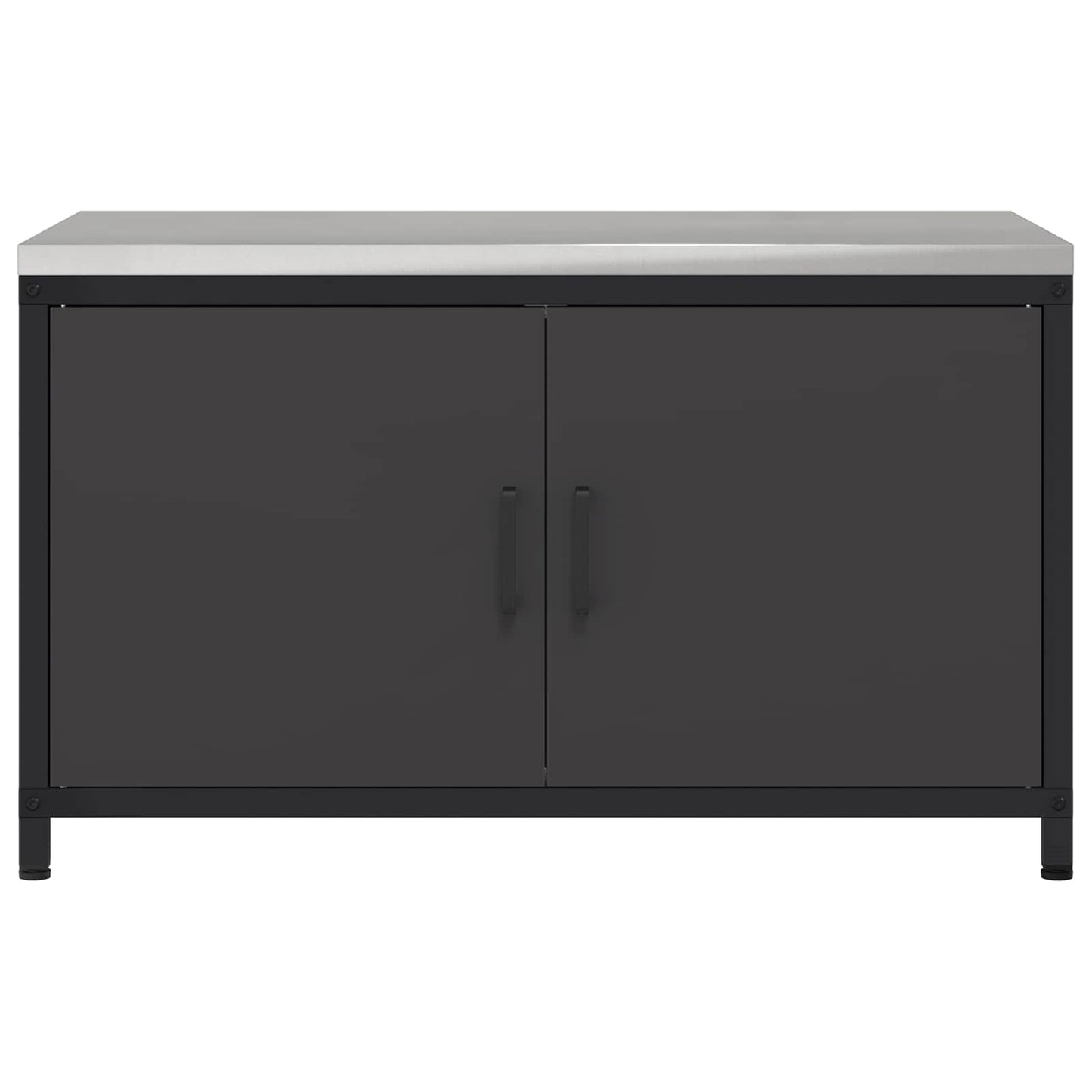 Kitchen Storage HATTEM Black 90 x 50 x 53 cm Steel