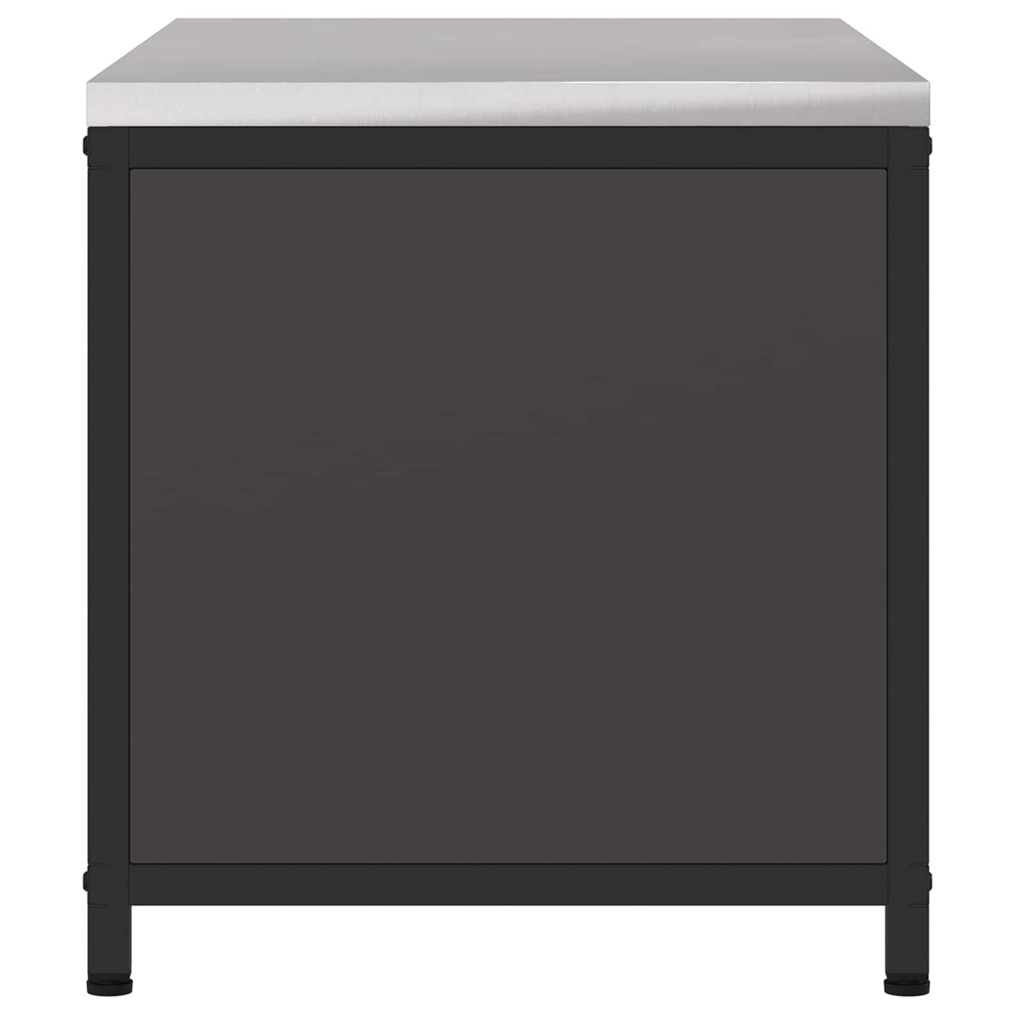 Kitchen Storage HATTEM Black 90 x 50 x 53 cm Steel