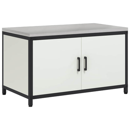 Kitchen Storage HATTEM White 90 x 50 x 53 cm Steel
