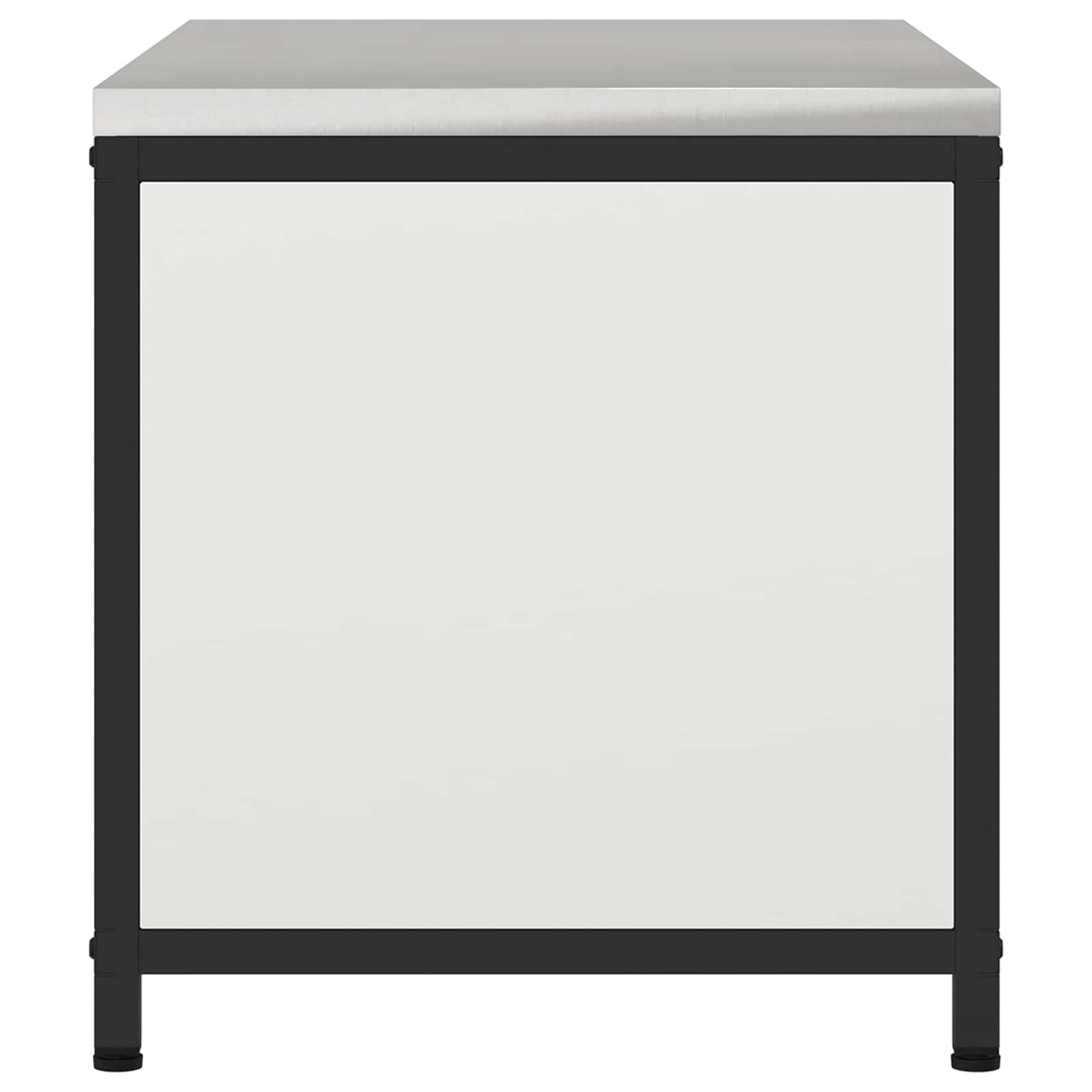 Kitchen Storage HATTEM White 90 x 50 x 53 cm Steel