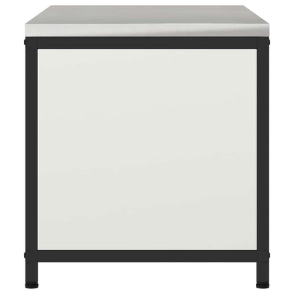 Kitchen Storage HATTEM White 90 x 50 x 53 cm Steel