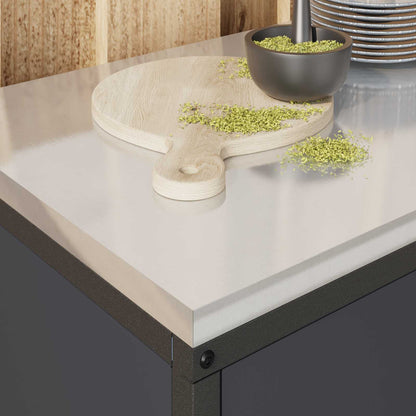 Kitchen Storage HATTEM Anthracite 90 x 50 x 53 cm Steel