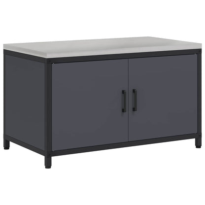Kitchen Storage HATTEM Anthracite 90 x 50 x 53 cm Steel
