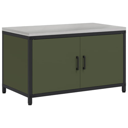 Kitchen Storage HATTEM Olive Green 90 x 50 x 53 cm Steel