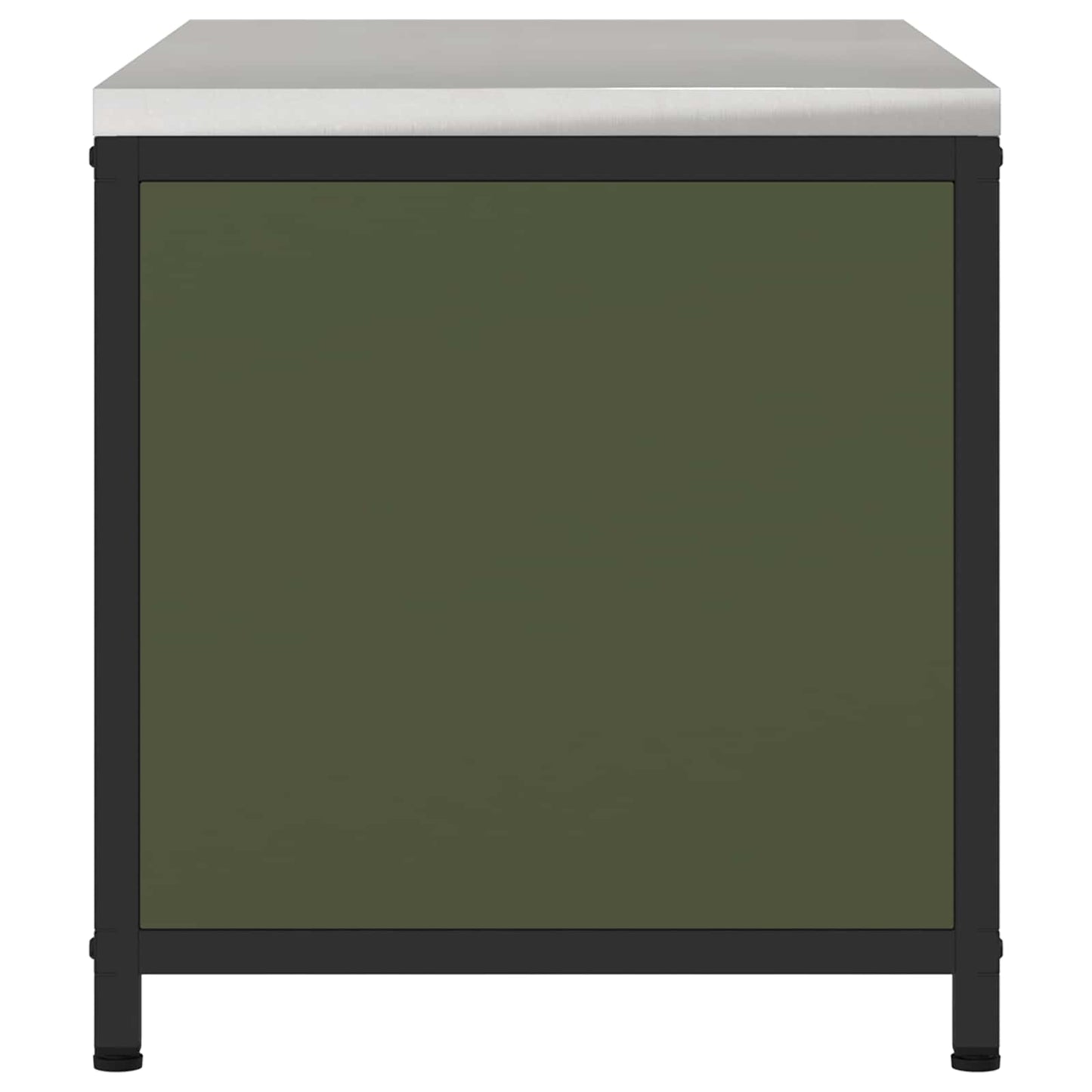 Kitchen Storage HATTEM Olive Green 90 x 50 x 53 cm Steel