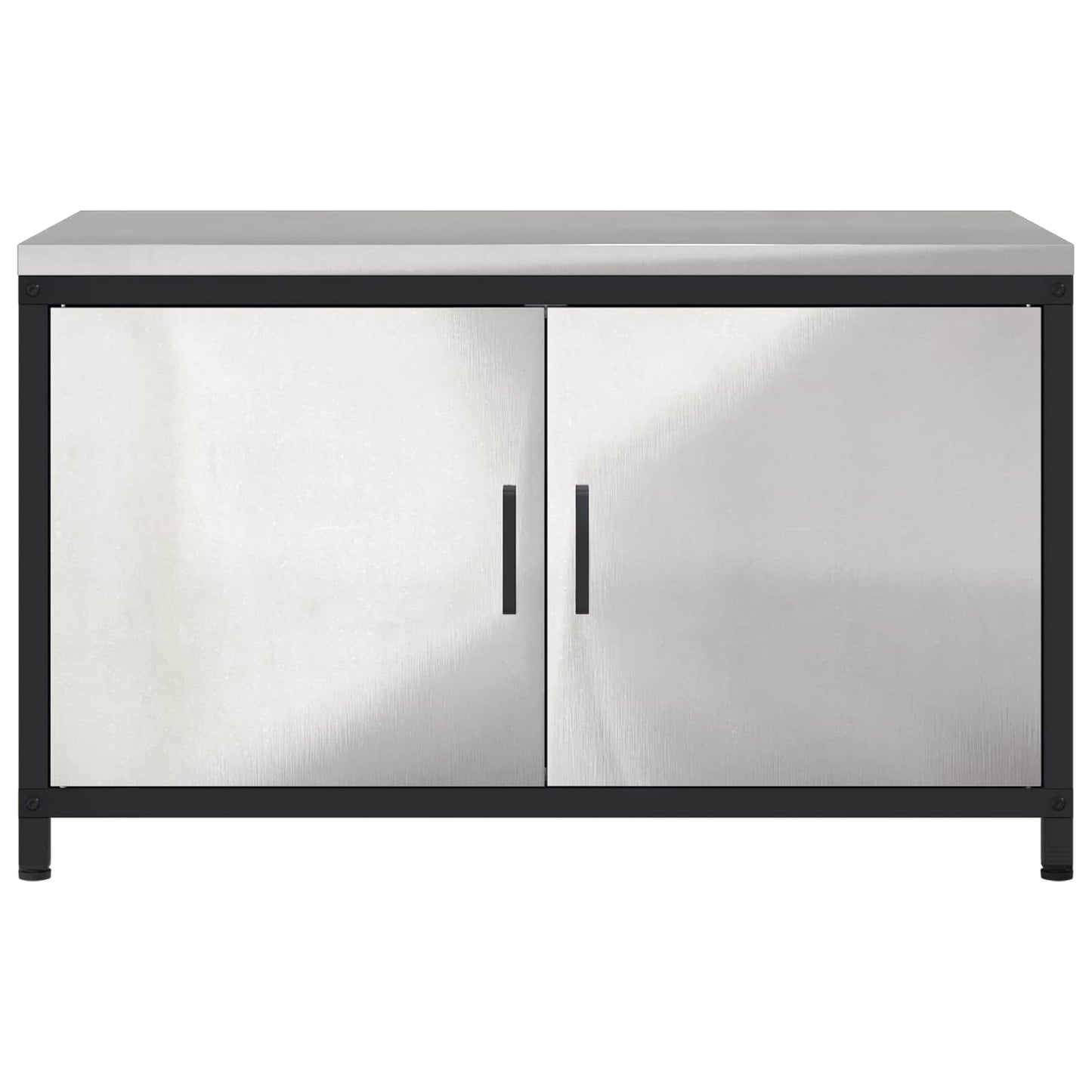 Kitchen Storage HATTEM Silver 90 x 50 x 53 cm Steel