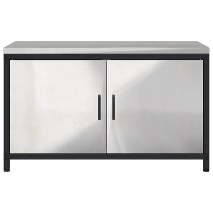 Kitchen Storage HATTEM Silver 90 x 50 x 53 cm Steel