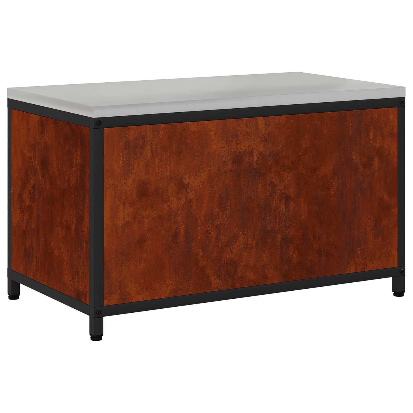 Kitchen Storage HATTEM Rusty 90 x 50 x 53 cm Steel