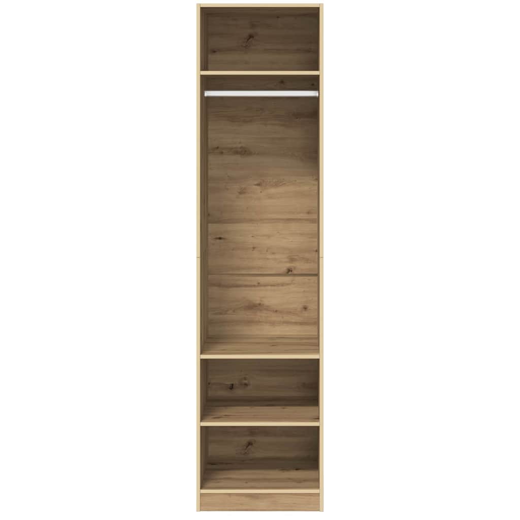 Wardrobe Artisan Oak 50 x 50 x 200 cm Engineered Wood