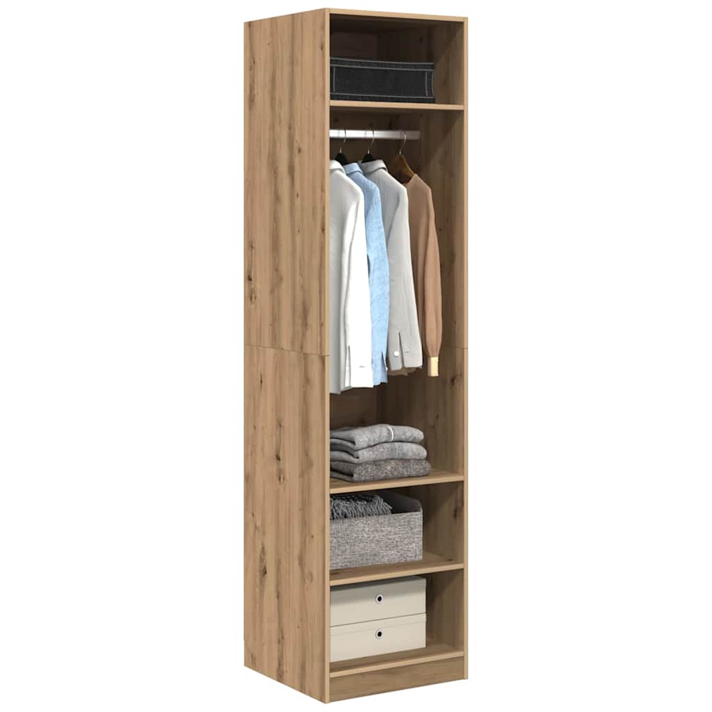 Wardrobe Artisan Oak 50 x 50 x 200 cm Engineered Wood