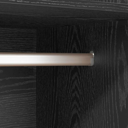 Wardrobe Black Oak 50 x 50 x 200 cm Engineered Wood