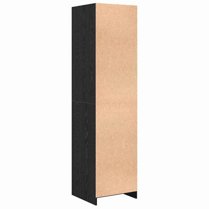 Wardrobe Black Oak 50 x 50 x 200 cm Engineered Wood