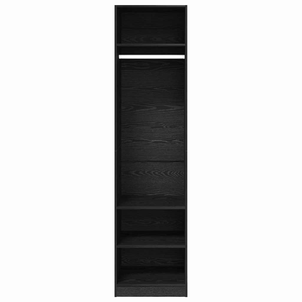 Wardrobe Black Oak 50 x 50 x 200 cm Engineered Wood