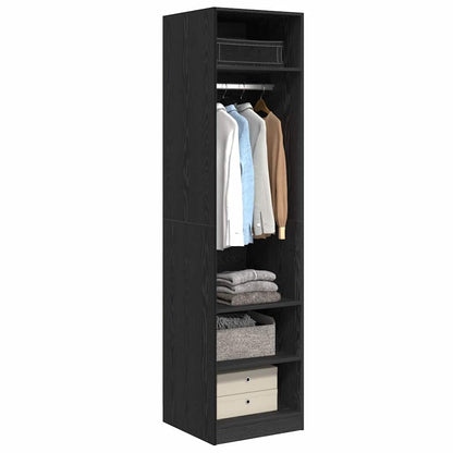 Wardrobe Black Oak 50 x 50 x 200 cm Engineered Wood