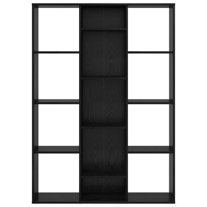 Room Divider Black Oak 100 x 24 x 140 cm Engineered Wood