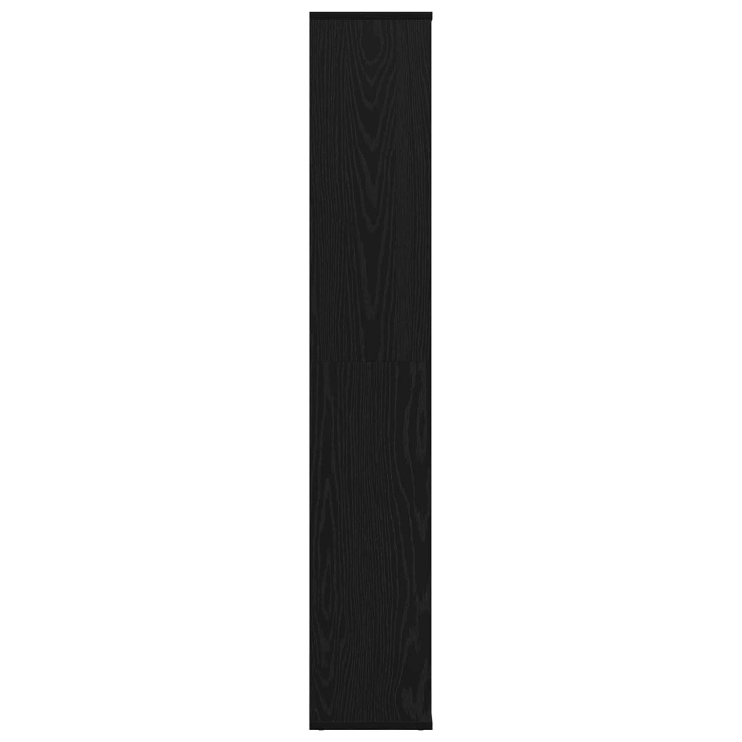 Room Divider Black Oak 100 x 24 x 140 cm Engineered Wood