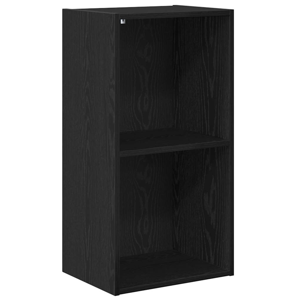 Bookshelf Black Oak 40 x 30 x 77 cm Engineered Wood