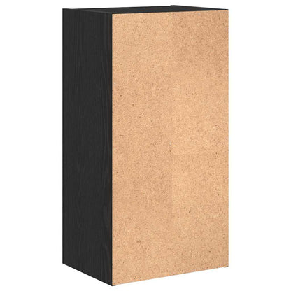 Bookshelf Black Oak 40 x 30 x 77 cm Engineered Wood