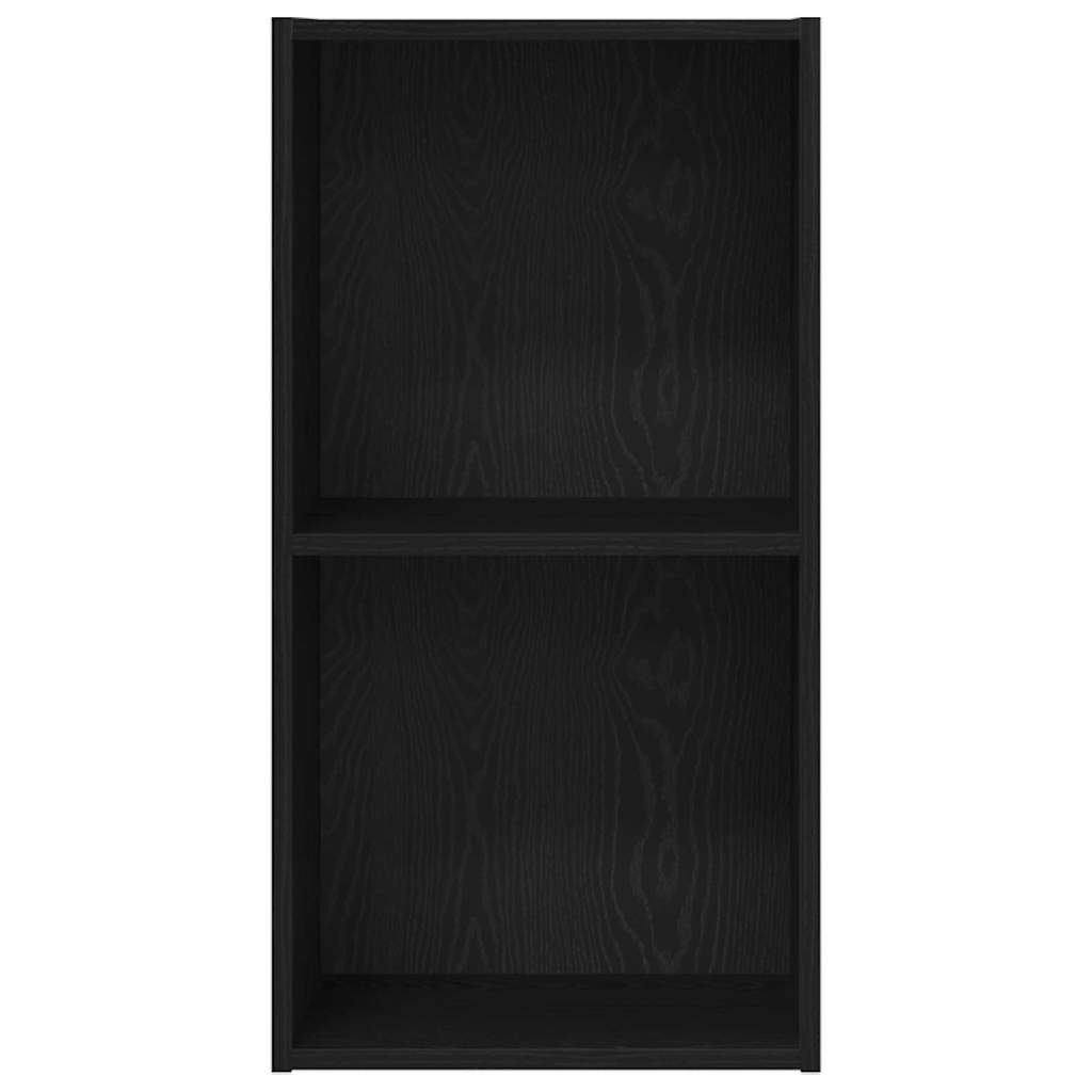 Bookshelf Black Oak 40 x 30 x 77 cm Engineered Wood