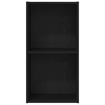 Bookshelf Black Oak 40 x 30 x 77 cm Engineered Wood