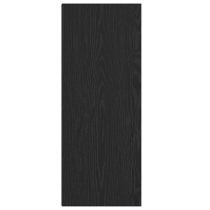 Bookshelf Black Oak 40 x 30 x 77 cm Engineered Wood