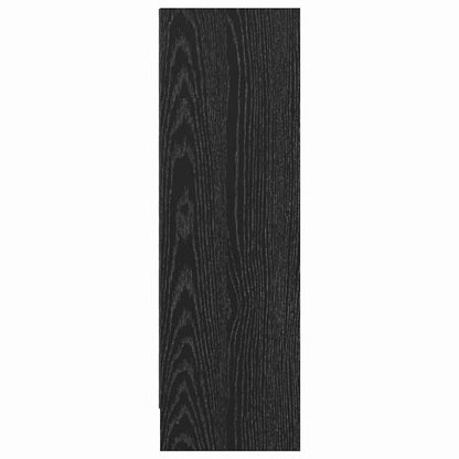 Bookshelf Black Oak 80 x 24 x 76 cm Engineered Wood