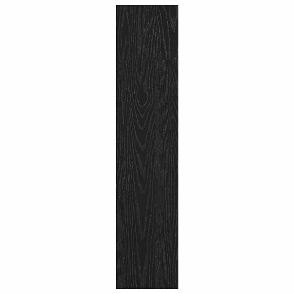 Bookshelf Black Oak 80 x 24 x 109 cm Engineered Wood