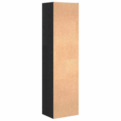 Bookshelf Black Oak 40 x 30 x 152 cm Engineered Wood