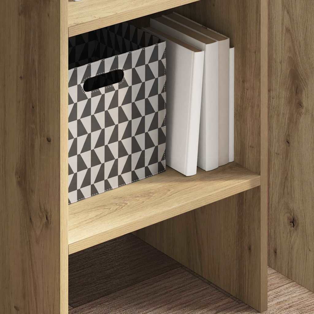 Book Cabinet Artisan Oak 40 x 35 x 180 cm Engineered Wood
