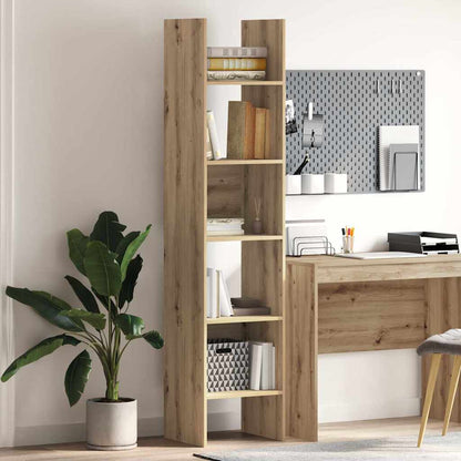 Book Cabinet Artisan Oak 40 x 35 x 180 cm Engineered Wood