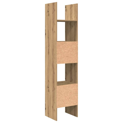 Book Cabinet Artisan Oak 40 x 35 x 180 cm Engineered Wood