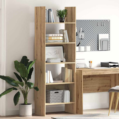 Book Cabinet Artisan Oak 60 x 35 x 180 cm Engineered Wood