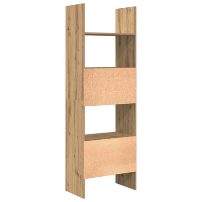 Book Cabinet Artisan Oak 60 x 35 x 180 cm Engineered Wood