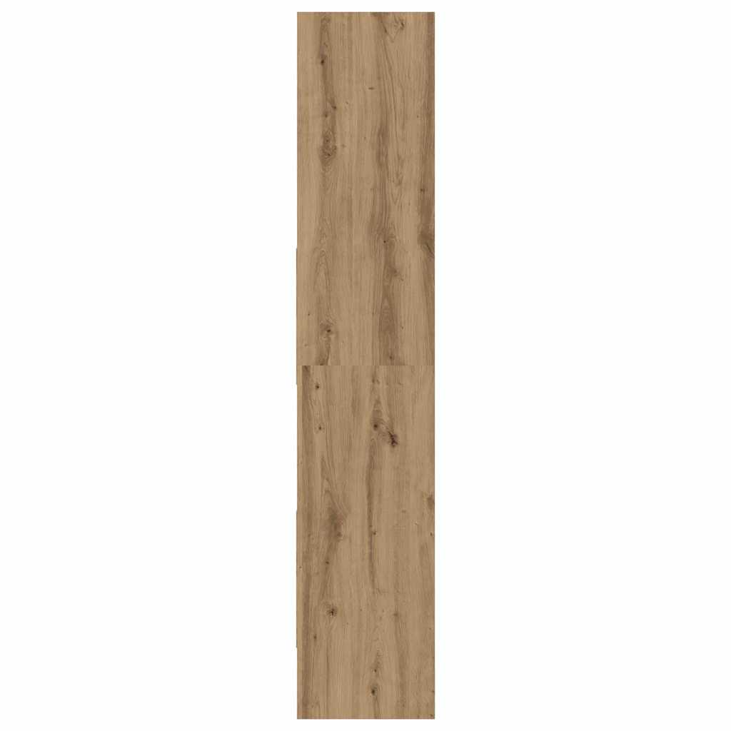 Book Cabinet Artisan Oak 60 x 35 x 180 cm Engineered Wood