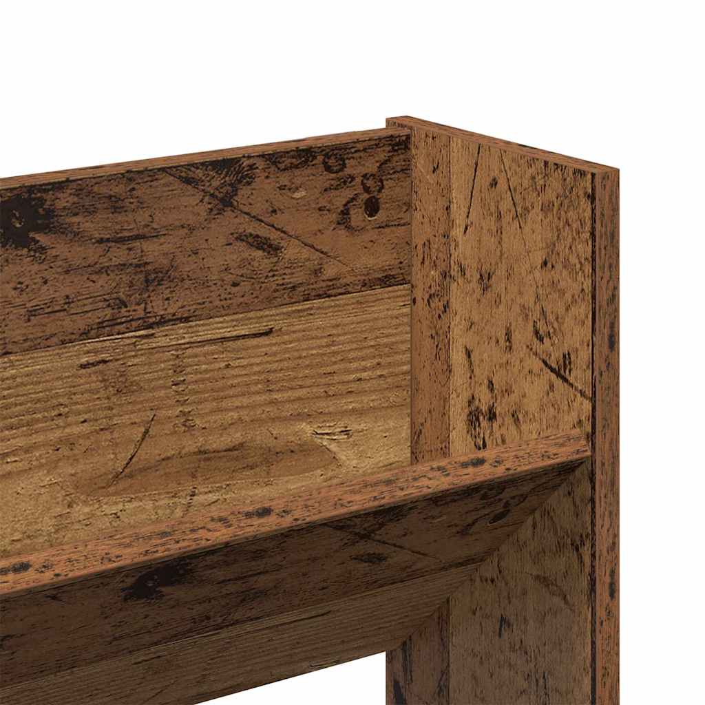 Shoe Cabinet 2 pcs Old wood 80 x 18 x 60 cm Engineered Wood