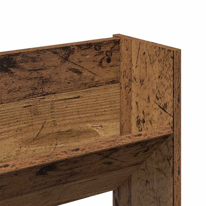 Shoe Cabinet 2 pcs Old wood 80 x 18 x 60 cm Engineered Wood