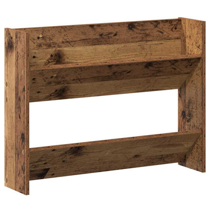 Shoe Cabinet 2 pcs Old wood 80 x 18 x 60 cm Engineered Wood