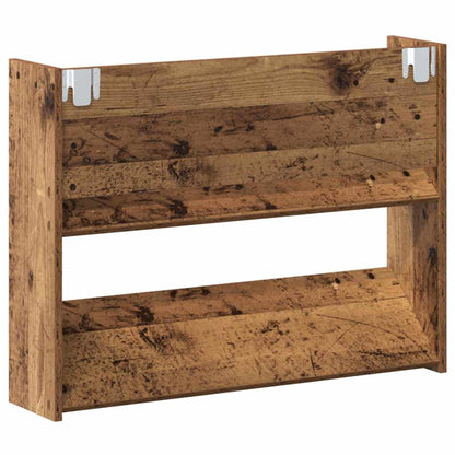 Shoe Cabinet 2 pcs Old wood 80 x 18 x 60 cm Engineered Wood