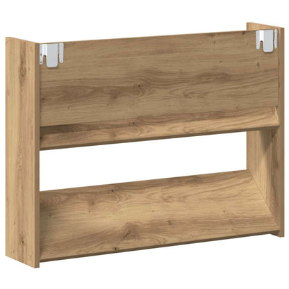 Shoe Cabinet 2 pcs Artisan Oak 81 x 18 x 60 cm Engineered Wood