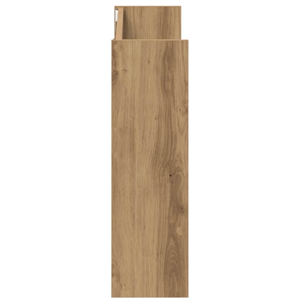 Shoe Cabinet 2 pcs Artisan Oak 81 x 18 x 60 cm Engineered Wood