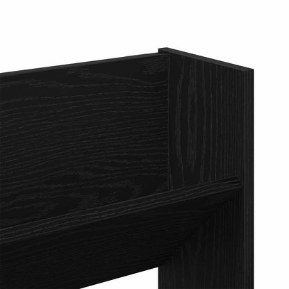 Shoe Cabinet 2 pcs 83 x 18 x 60 cm Engineered Wood Black Oak