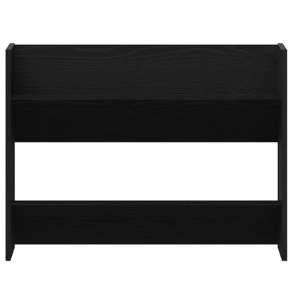 Shoe Cabinet 2 pcs 83 x 18 x 60 cm Engineered Wood Black Oak