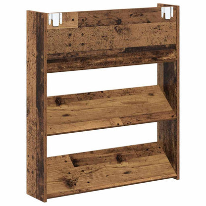 Shoe Cabinet 2 pcs Old wood 84 x 18 x 90 cm Engineered Wood