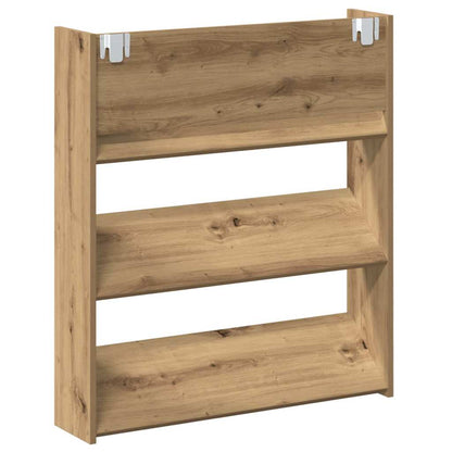 Shoe Cabinet 2 pcs 85 x 18 x 90 cm Engineered Wood Artisan Oak