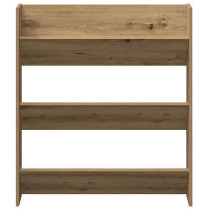 Shoe Cabinet 2 pcs Artisan Oak 85 x 18 x 90 cm Engineered Wood